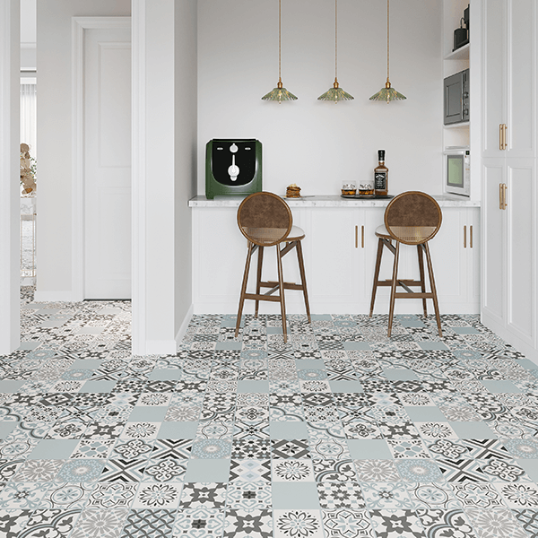 Clever Click Corfu Mosaic Flooring 305mm x 610mm x 5mm ( Coverage per box 1.49²) image